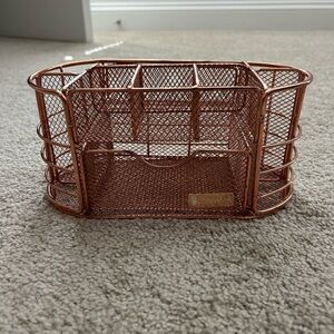 Copper Wire Mesh Organizer